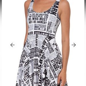 Blackmilk daily prophet reversible skater dress